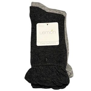 Women’s Lemon Cashmere Blend 2-pk Socks